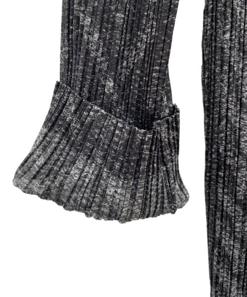 PLEATS PLEASE（プリーツプリーズ）PLEATS PLEASE (プリーツプリーズ) ジップジャケット グレー サイズ:3の古着・服飾アイテム