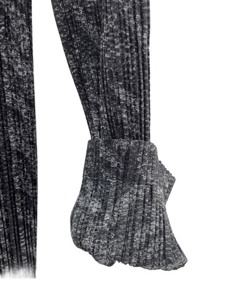 PLEATS PLEASE（プリーツプリーズ）PLEATS PLEASE (プリーツプリーズ) ジップジャケット グレー サイズ:3の古着・服飾アイテム