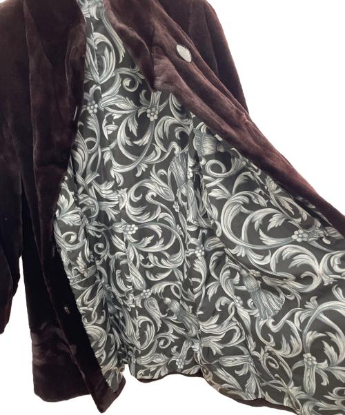 SAGA MINK（サガミンク）SAGA MINK (サガミンク) 毛皮ハーフコート ブラウン サイズ:Fの古着・服飾アイテム