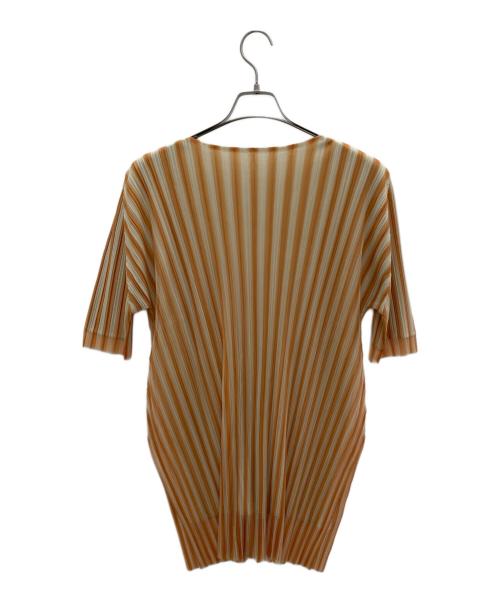 PLEATS PLEASE（プリーツプリーズ）PLEATS PLEASE (プリーツプリーズ) 半袖ワンピース イエロー サイズ:3の古着・服飾アイテム