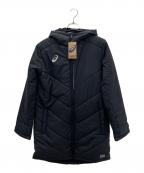 asicsアシックス）の古着「ウォーマーハーフコート」｜ブラック