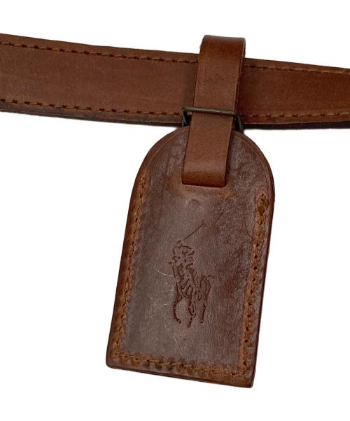POLO RALPH LAUREN（ポロ・ラルフローレン）POLO RALPH LAUREN (ポロ・ラルフローレン) ショルダーバッグ グリーン×ネイビーの古着・服飾アイテム
