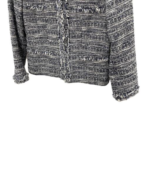 theory（セオリー）theory (セオリー) ツイードジャケット ネイビー サイズ:2の古着・服飾アイテム