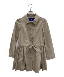 BURBERRY BLUE LABEL（バーバリー ブルー レーベル）の古着「フレアコート」｜ブラウン
