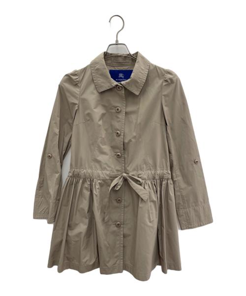BURBERRY BLUE LABEL（バーバリー ブルー レーベル）BURBERRY BLUE LABEL (バーバリー ブルー レーベル) フレアコート ブラウン サイズ:36の古着・服飾アイテム