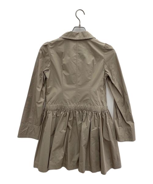 BURBERRY BLUE LABEL（バーバリー ブルー レーベル）BURBERRY BLUE LABEL (バーバリー ブルー レーベル) フレアコート ブラウン サイズ:36の古着・服飾アイテム