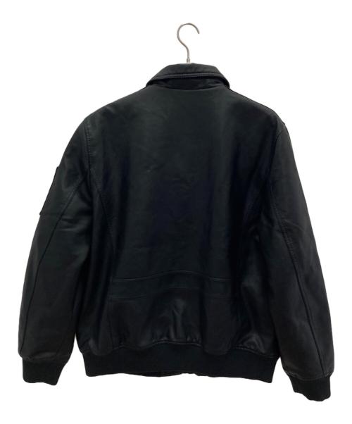 LEVI'S（リーバイス）LEVI'S (リーバイス) MA-1スタイルエコレザージャケット ブラック サイズ:L 未使用品の古着・服飾アイテム