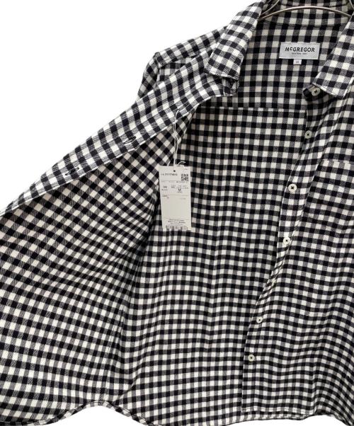 McGREGOR（マックレガー）McGREGOR (マックレガー) 長袖シャツ ホワイト×ブラック サイズ:M 未使用品の古着・服飾アイテム