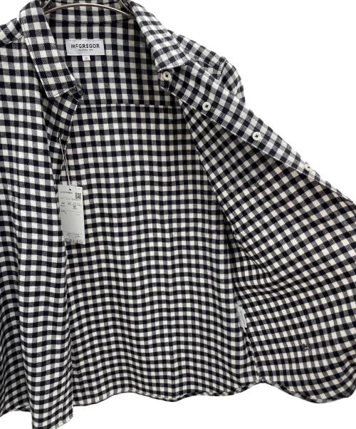 McGREGOR（マックレガー）McGREGOR (マックレガー) 長袖シャツ ホワイト×ブラック サイズ:M 未使用品の古着・服飾アイテム