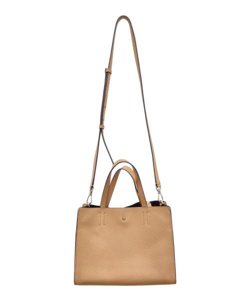 Kate Spade（ケイトスペード）Kate Spade (ケイトスペード) 2WAYショルダーバッグ ベージュの古着・服飾アイテム