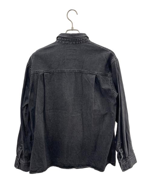 51/2（ファイブアンドハーフ）51/2 (ファイブアンドハーフ) デニムジャケット ブラック サイズ:Fの古着・服飾アイテム
