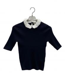 UNITED ARROWS TOKYO（ユナイテッドアローズトウキョウ）の古着「薄手ニット」｜ネイビー