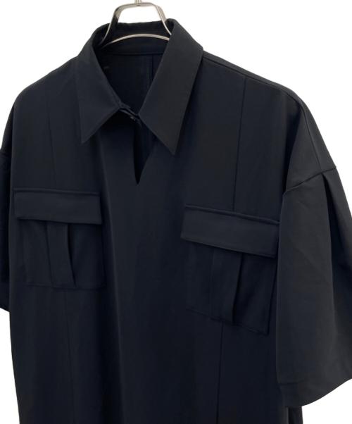 RIM.ARK（リムアーク）RIM.ARK (リムアーク) ネックデザインボックスドレス ブラック サイズ:38の古着・服飾アイテム