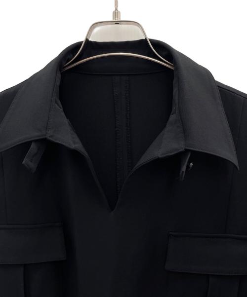 RIM.ARK（リムアーク）RIM.ARK (リムアーク) ネックデザインボックスドレス ブラック サイズ:38の古着・服飾アイテム
