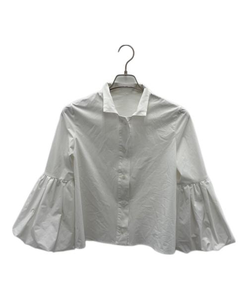 cccmalie（シーマリー）cccmalie (シーマリー) 半袖ブラウス ホワイト サイズ:Fの古着・服飾アイテム