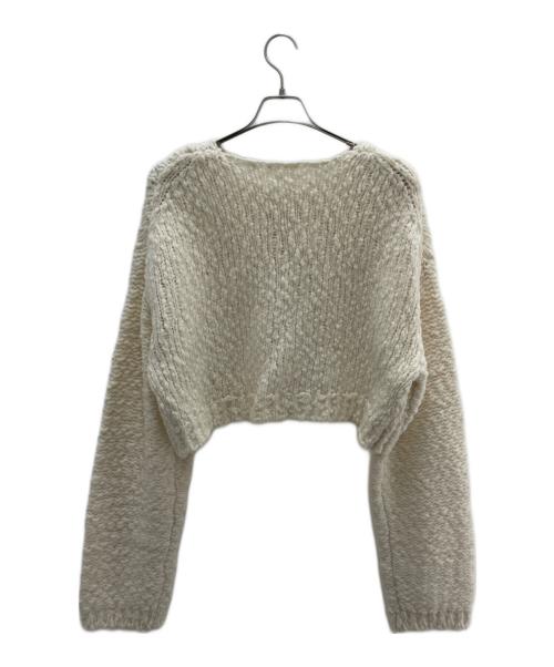 e/rm（イーアールエム）e/rm (イーアールエム) 厚手ニット ホワイト サイズ:F 未使用品の古着・服飾アイテム