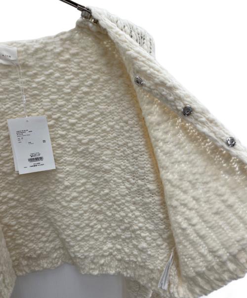 e/rm（イーアールエム）e/rm (イーアールエム) 厚手ニット ホワイト サイズ:F 未使用品の古着・服飾アイテム
