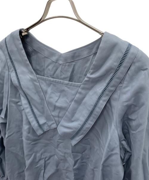 SHIPS any（シップスエニィ）SHIPS any (シップスエニィ) 長袖ブラウス ブルー サイズ:1 未使用品の古着・服飾アイテム