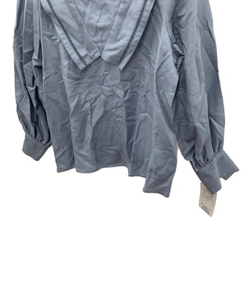 SHIPS any（シップスエニィ）SHIPS any (シップスエニィ) 長袖ブラウス ブルー サイズ:1 未使用品の古着・服飾アイテム