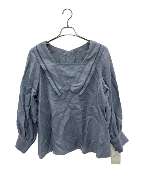 SHIPS any（シップスエニィ）SHIPS any (シップスエニィ) 長袖ブラウス ブルー サイズ:1 未使用品の古着・服飾アイテム