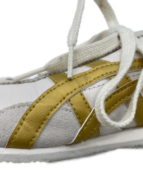 Onitsuka Tiger（オニツカタイガー）Onitsuka Tiger (オニツカタイガー) シューズ ホワイト×ゴールド サイズ:24の古着・服飾アイテム
