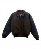 CHAPS RALPH LAURENチャップス ラルフローレン）の古着「フライトジャケット」｜ブラウン×ブラック