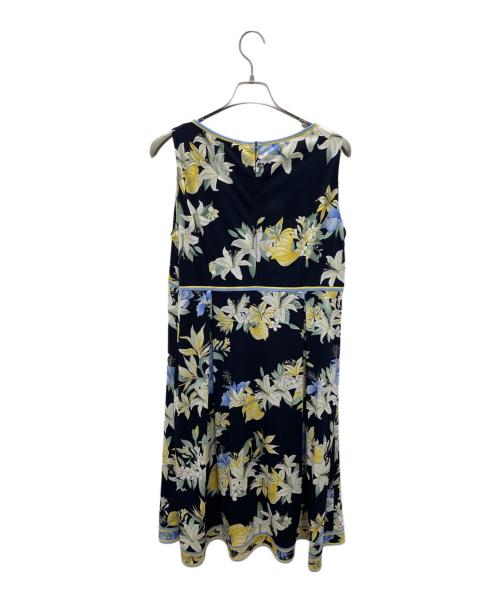 LEONARD FASHION（レオナールファッション）LEONARD FASHION (レオナールファッション) ノースリーブワンピース ネイビー サイズ:44の古着・服飾アイテム