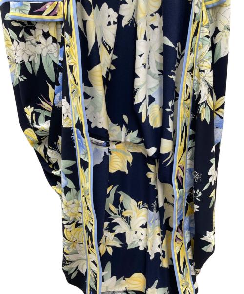 LEONARD FASHION（レオナールファッション）LEONARD FASHION (レオナールファッション) ノースリーブワンピース ネイビー サイズ:44の古着・服飾アイテム