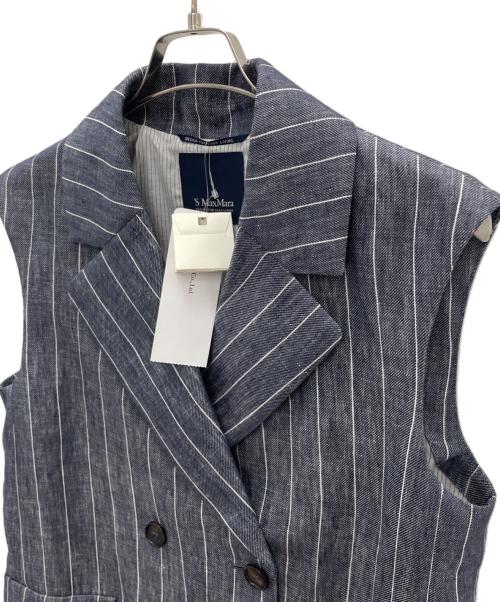 'S Max Mara（エスマックスマーラ）'S Max Mara (エスマックスマーラ) ジレ ネイビー サイズ:44 未使用品の古着・服飾アイテム