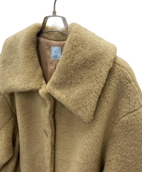 KUMIKYOKU（クミキョク）KUMIKYOKU (クミキョク) テディボアコート ブラウン サイズ:7 未使用品の古着・服飾アイテム