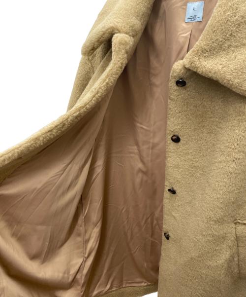 KUMIKYOKU（クミキョク）KUMIKYOKU (クミキョク) テディボアコート ブラウン サイズ:7 未使用品の古着・服飾アイテム