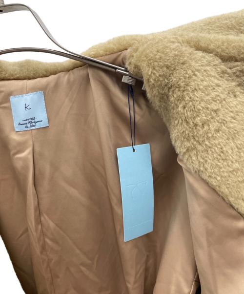KUMIKYOKU（クミキョク）KUMIKYOKU (クミキョク) テディボアコート ブラウン サイズ:7 未使用品の古着・服飾アイテム