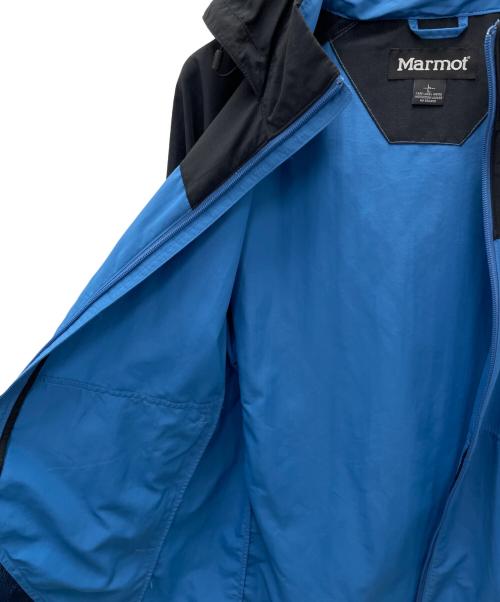 MARMOT（マーモット）MARMOT (マーモット) VALLEY WIND JACKET ブルー×ブラック サイズ:Lの古着・服飾アイテム