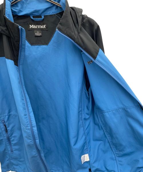 MARMOT（マーモット）MARMOT (マーモット) VALLEY WIND JACKET ブルー×ブラック サイズ:Lの古着・服飾アイテム