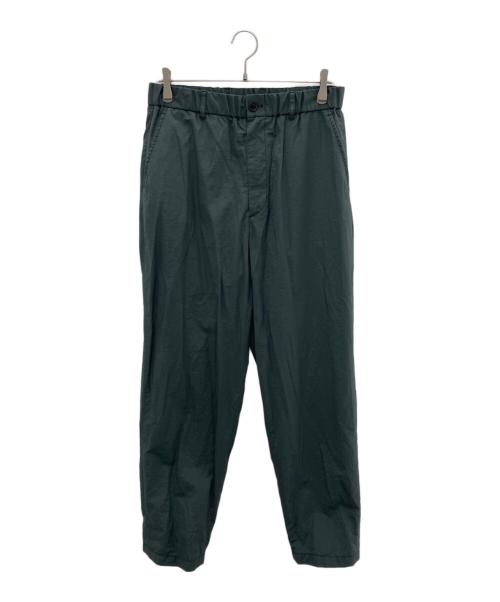 H BEAUTY&YOUTH（エイチ ビューティー&ユース）H BEAUTY&YOUTH (エイチ ビューティー&ユース) COTTON×NYLON BALLOON TAPERED PANTS グリーン サイズ:Lの古着・服飾アイテム