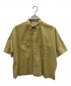 DANTONダントン）の古着「半袖シャツ」｜イエロー