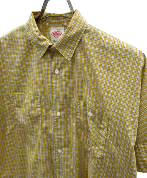 DANTON（ダントン）DANTON (ダントン) 半袖シャツ イエロー サイズ:38の古着・服飾アイテム