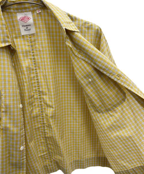 DANTON（ダントン）DANTON (ダントン) 半袖シャツ イエロー サイズ:38の古着・服飾アイテム
