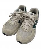NEW BALANCEニューバランス）の古着「スニーカー」｜ベージュ×グリーン