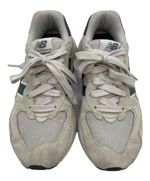 NEW BALANCE（ニューバランス）NEW BALANCE (ニューバランス) スニーカー ベージュ×グリーン サイズ:25の古着・服飾アイテム