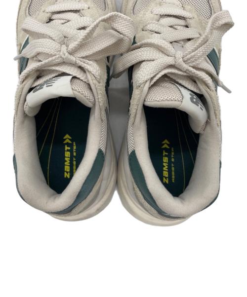 NEW BALANCE（ニューバランス）NEW BALANCE (ニューバランス) スニーカー ベージュ×グリーン サイズ:25の古着・服飾アイテム