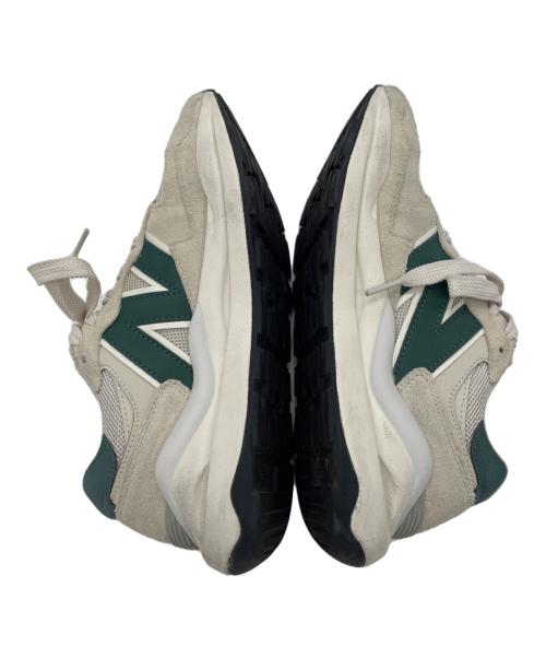 NEW BALANCE（ニューバランス）NEW BALANCE (ニューバランス) スニーカー ベージュ×グリーン サイズ:25の古着・服飾アイテム