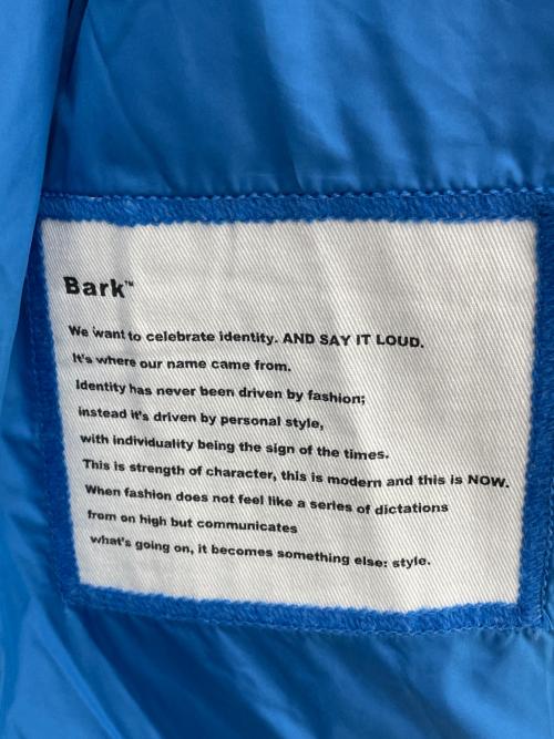 Bark（バーク）Bark (バーク) ニットダッフルコート ブルー サイズ:Lの古着・服飾アイテム