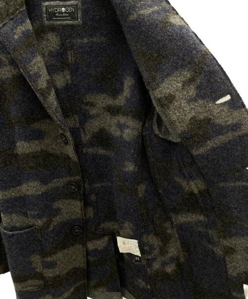 HYDROGEN（ハイドロゲン）HYDROGEN (ハイドロゲン) ウールコート ブラック サイズ:48の古着・服飾アイテム