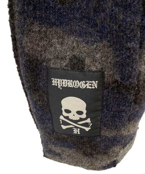 HYDROGEN（ハイドロゲン）HYDROGEN (ハイドロゲン) ウールコート ブラック サイズ:48の古着・服飾アイテム