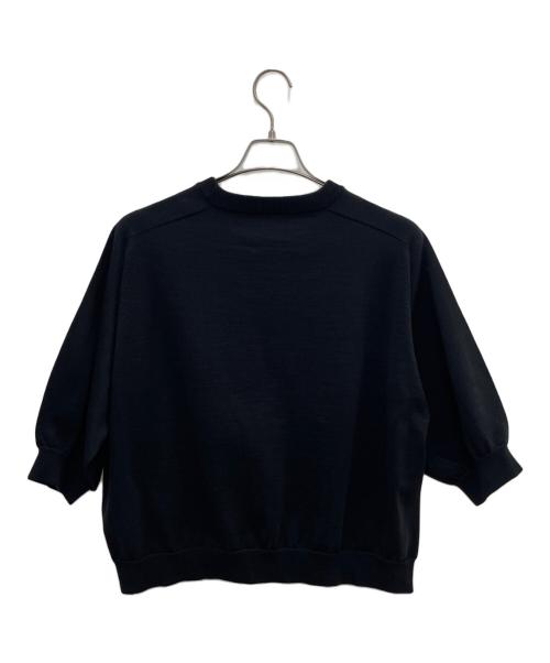 Whim Gazette（ウィムガゼット）Whim Gazette (ウィムガゼット) 厚手ニット ブラック サイズ:Fの古着・服飾アイテム