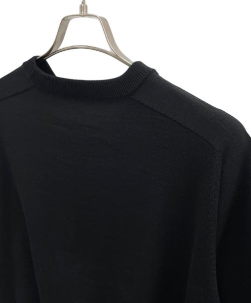 Whim Gazette（ウィムガゼット）Whim Gazette (ウィムガゼット) 厚手ニット ブラック サイズ:Fの古着・服飾アイテム