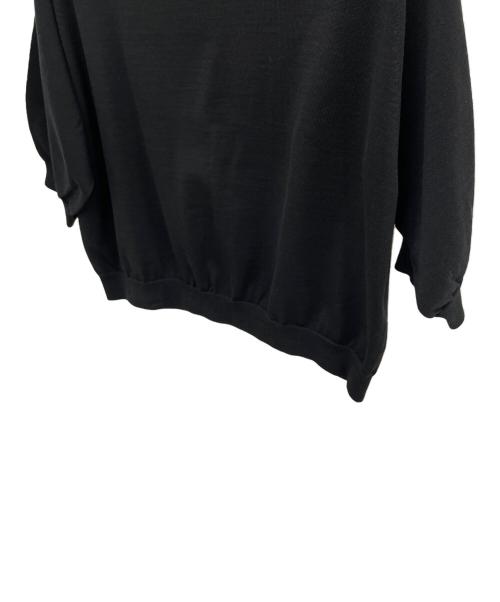 Whim Gazette（ウィムガゼット）Whim Gazette (ウィムガゼット) 厚手ニット ブラック サイズ:Fの古着・服飾アイテム