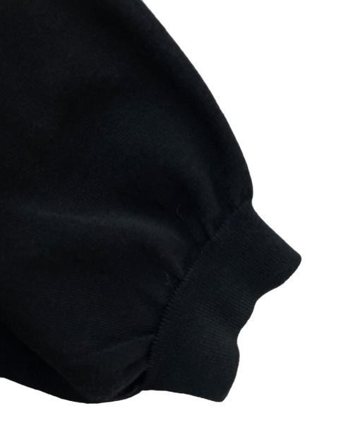 Whim Gazette（ウィムガゼット）Whim Gazette (ウィムガゼット) 厚手ニット ブラック サイズ:Fの古着・服飾アイテム