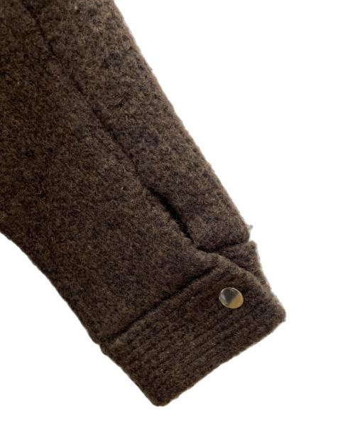 NKNIT（ンニット）NKNIT (ンニット) ニットジャケット ブラウン サイズ:Lの古着・服飾アイテム